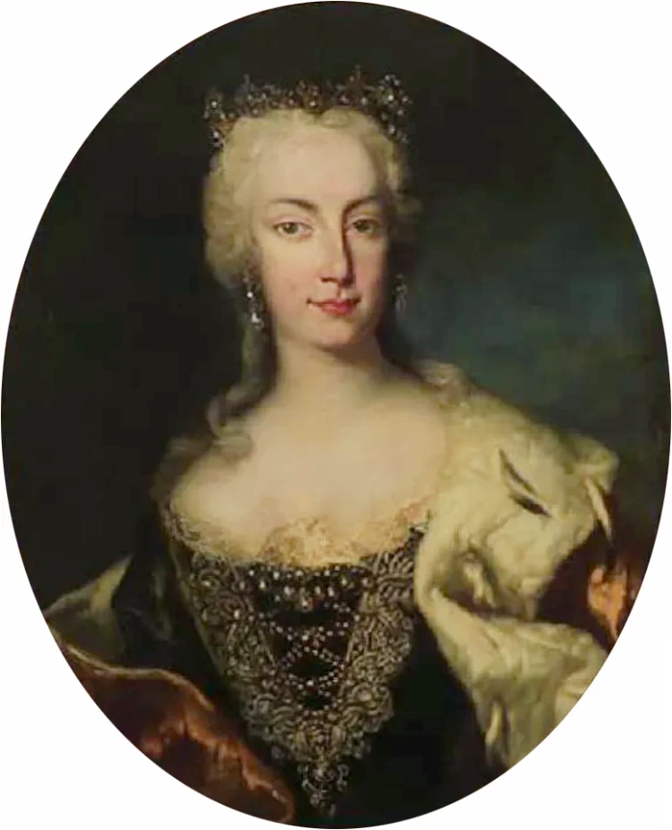 Ritratto di una reale, presumibilmente Maria Teresa d'Austria